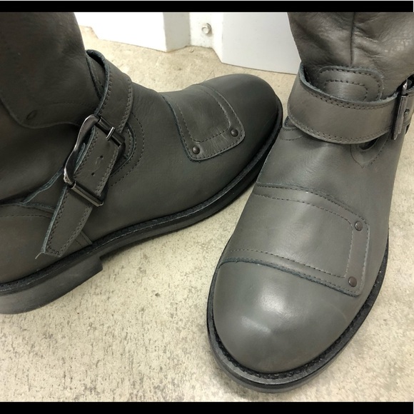 Unique Yin Choc Slouchy Moto Boot‎ Rover Stone Grey - Picture 8 of 8